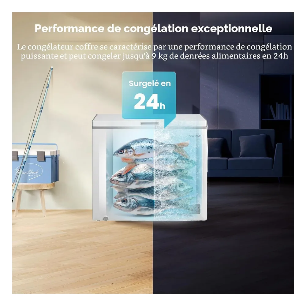 Comfee Congélateur 200 L RCC201WH6