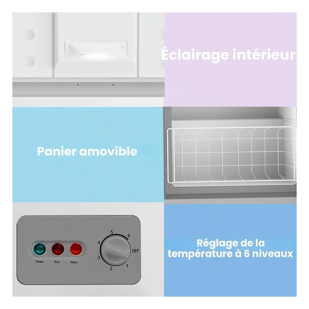 Comfee Congélateur 200 L RCC201WH6