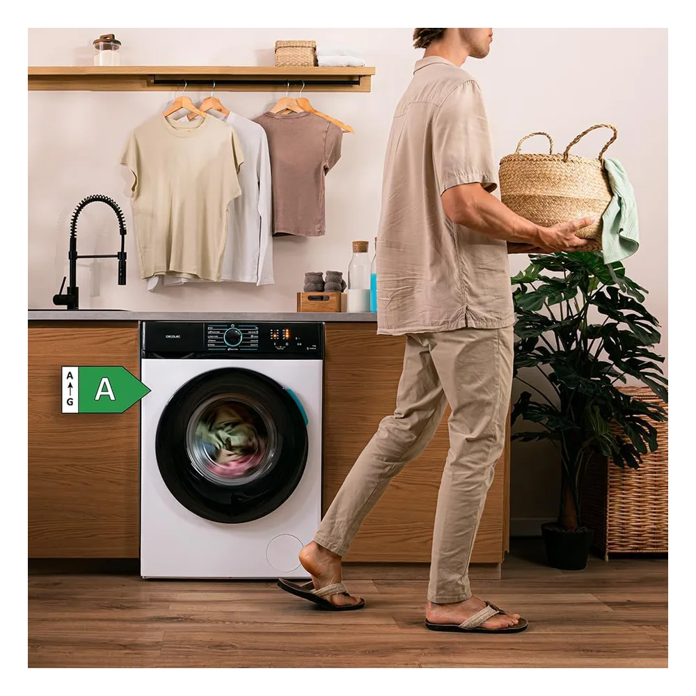 Cecotec Lave-linge 8 kg 1200RPM