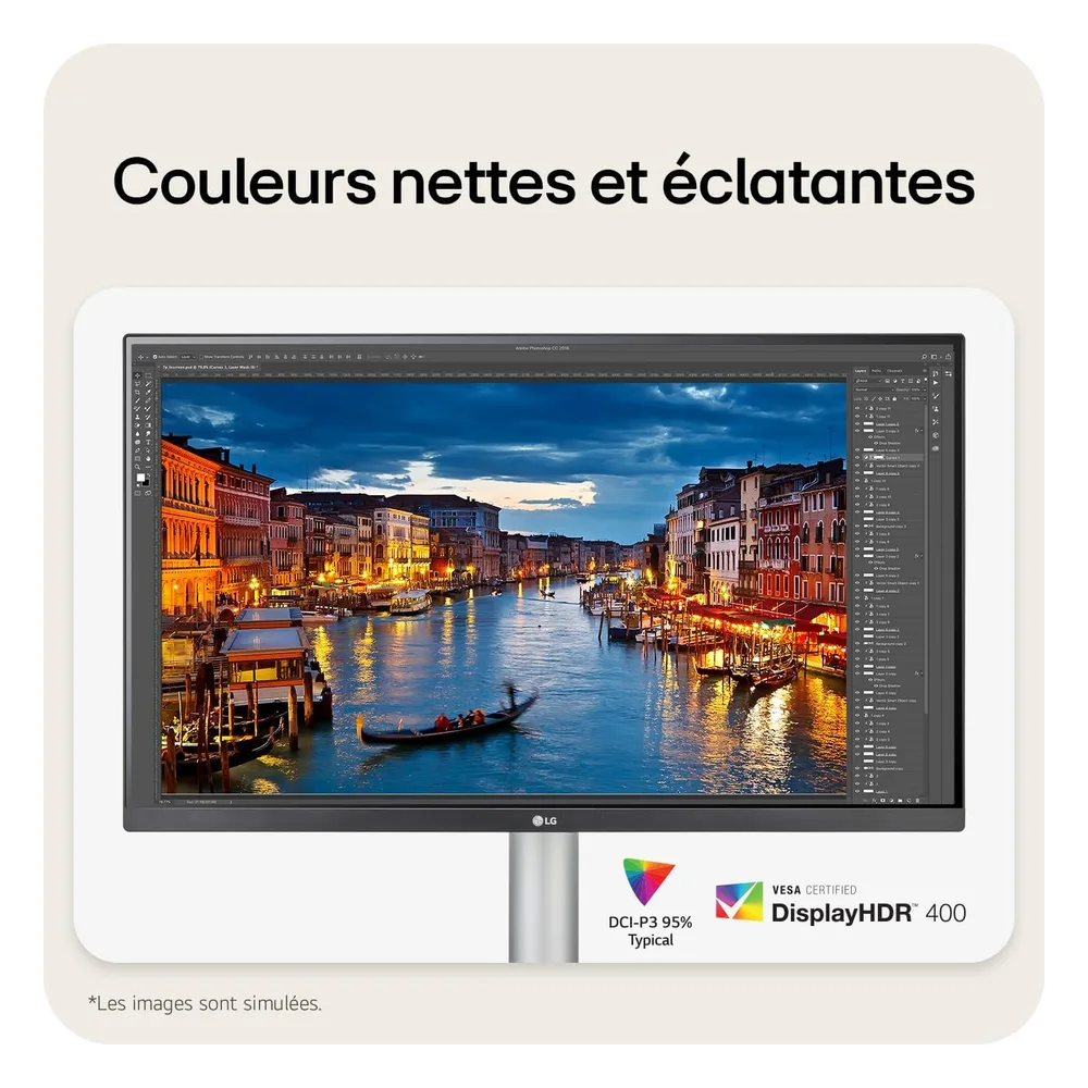 LG Écran PC 27" 27UP850K-W
