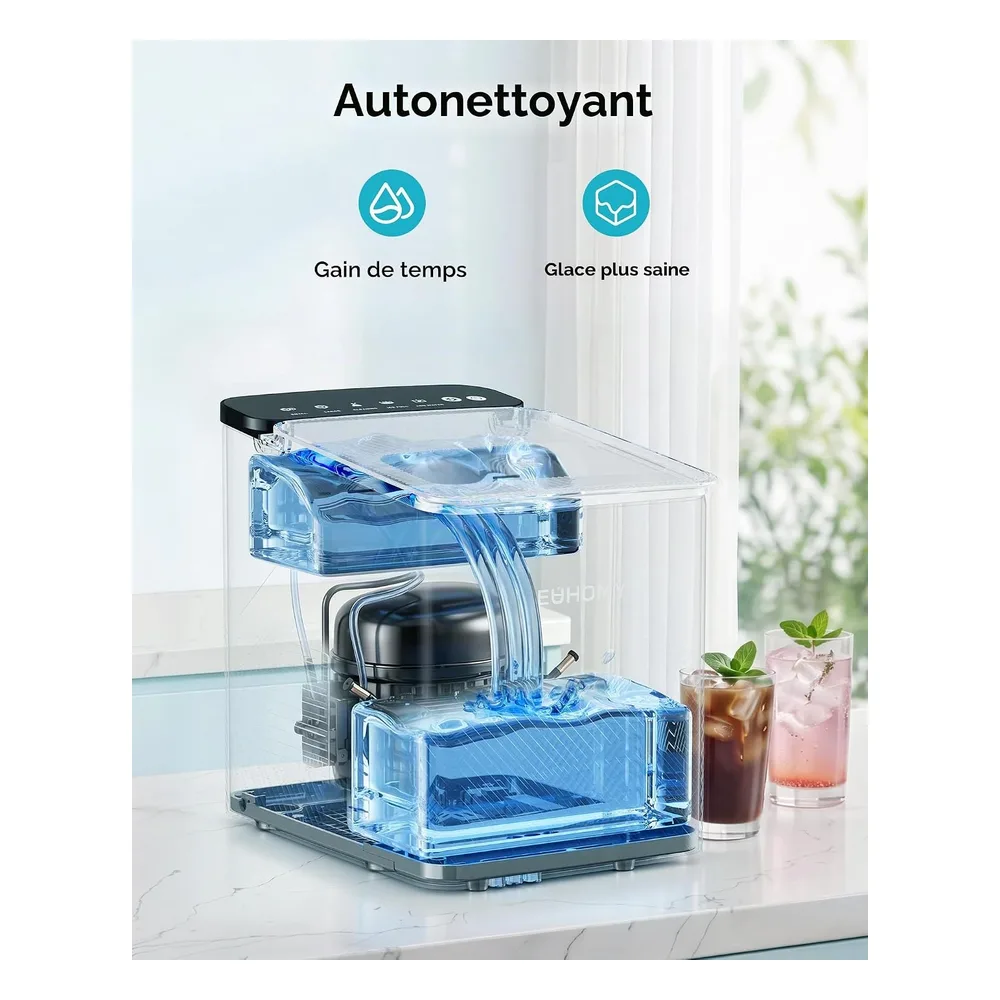EUHOMY Machine à glaçons IM021