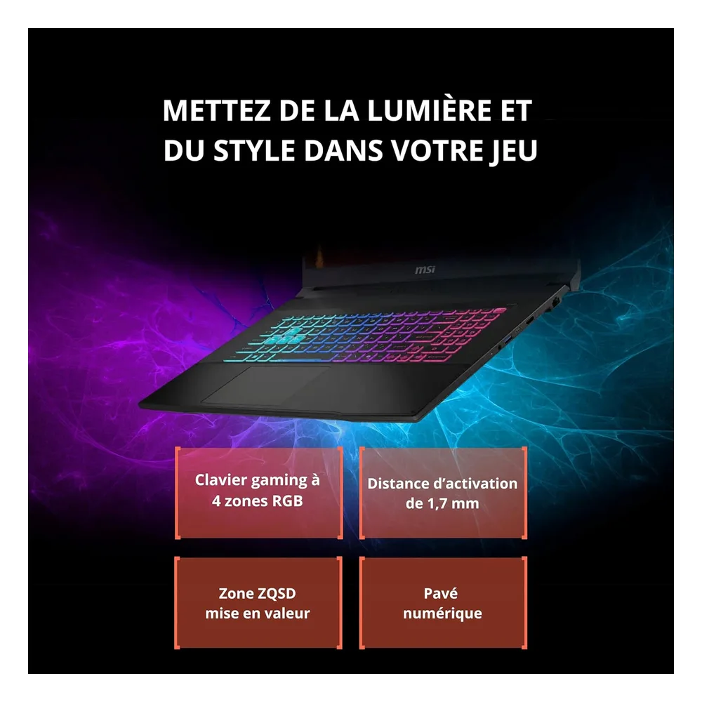 MSI PC portable gaming B14WGK-018FR: