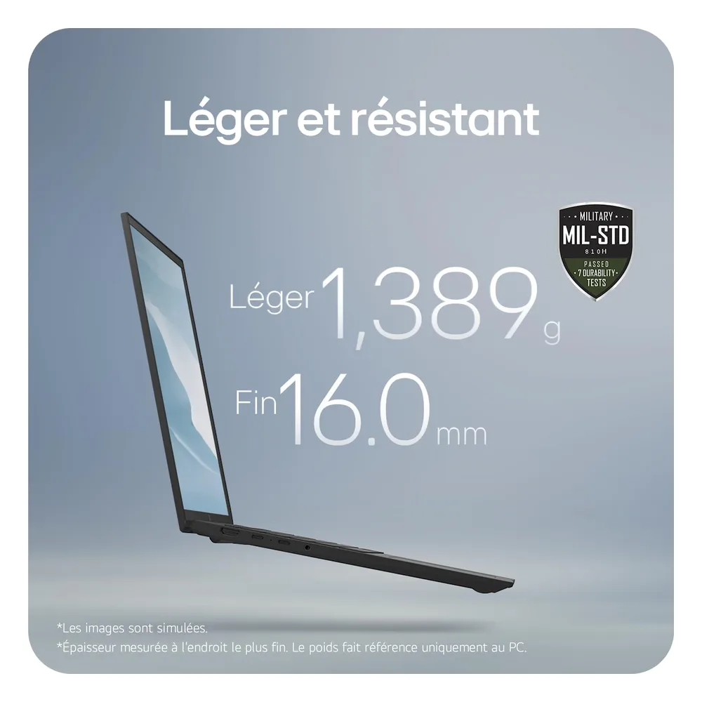 LG PC portable 2 To 17Z90TL-G.AU8BF