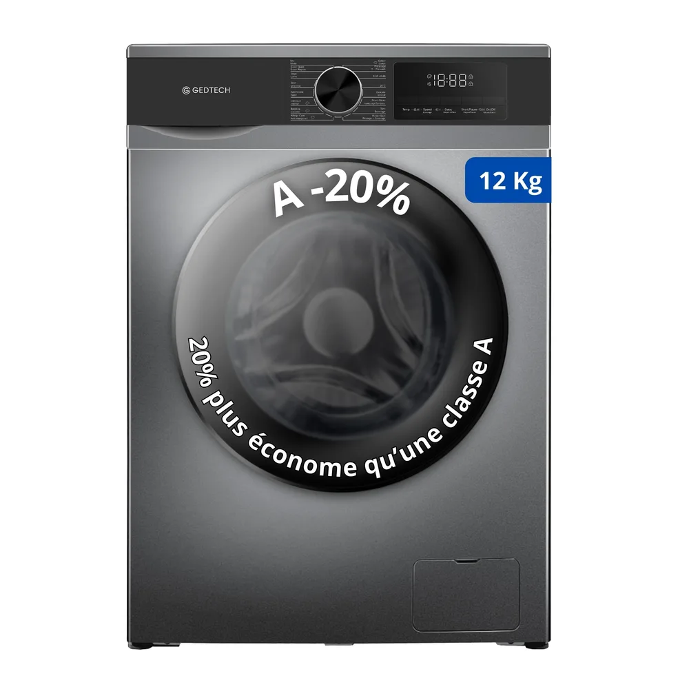 GEDTECH Lave-linge 12 kg GLL121400DG