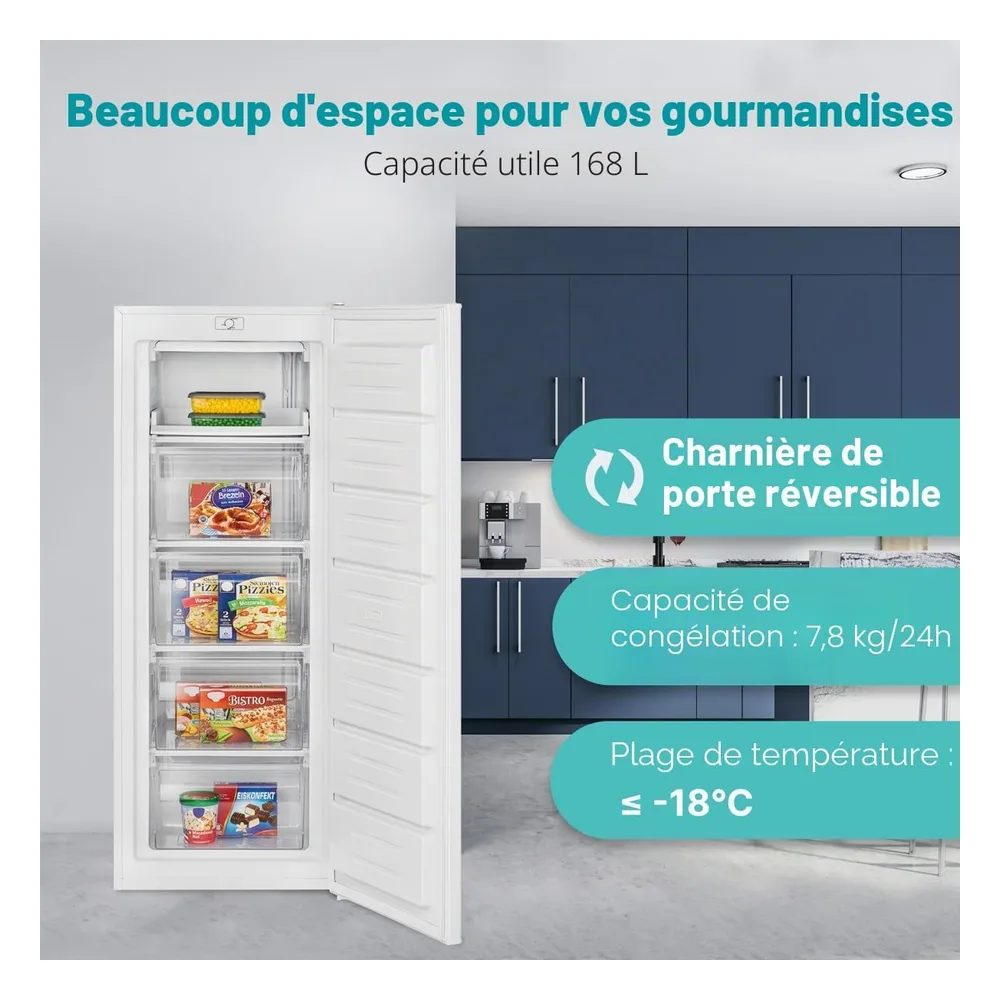 Bomann Congélateur 168 L