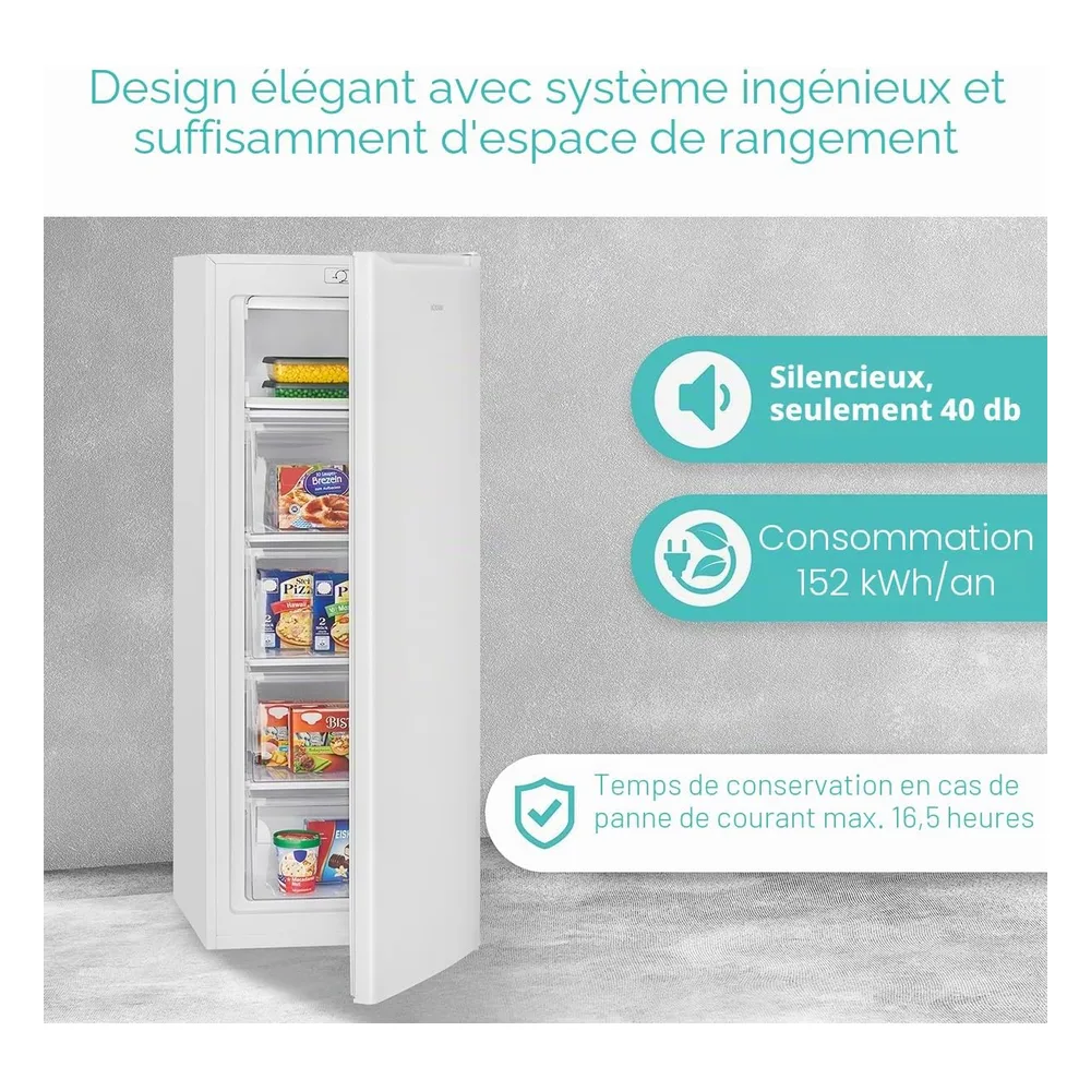 Bomann Congélateur 168 L