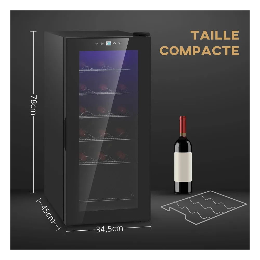 HOMCOM Cave à vin ZNYD