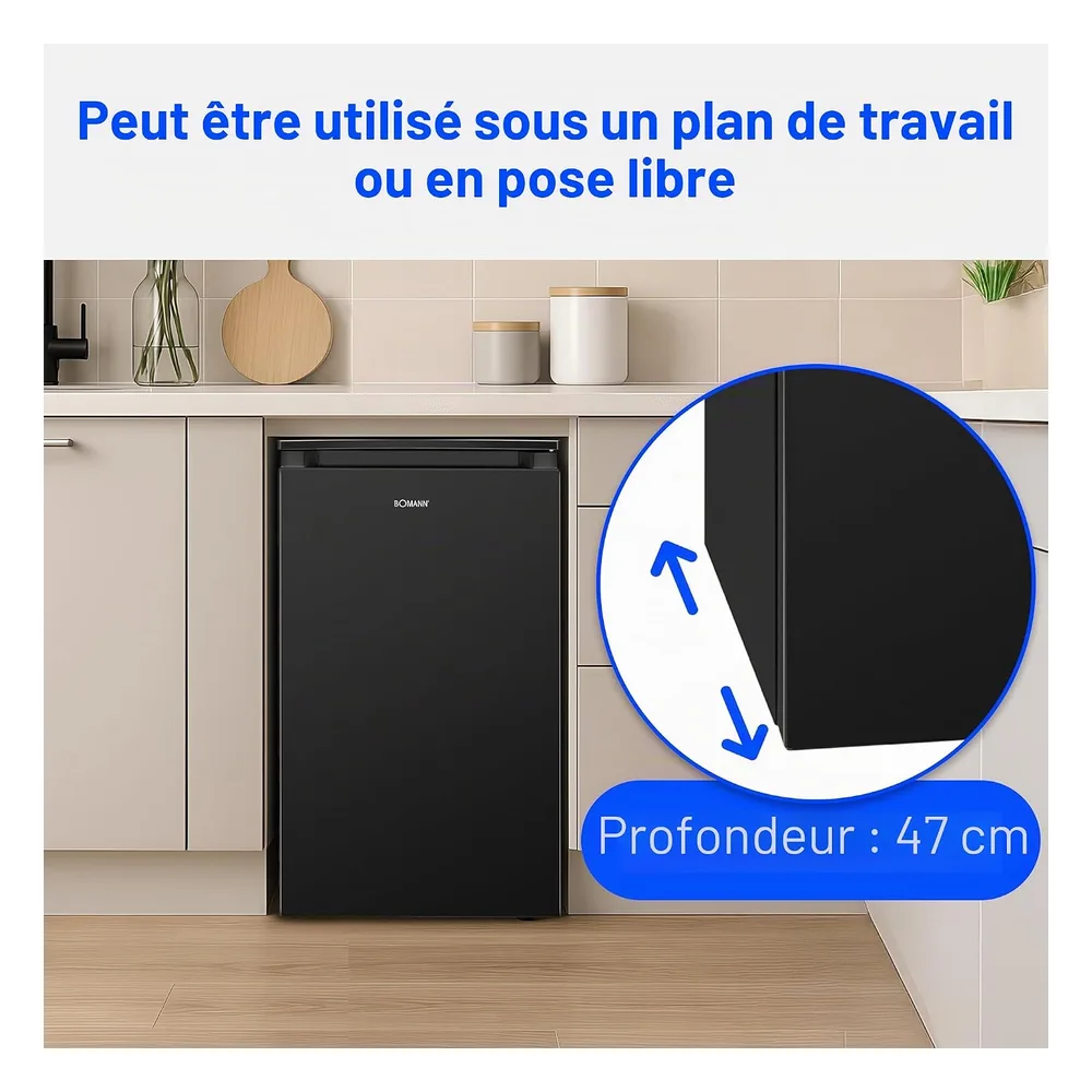 Bomann Réfrigérateur 87 L