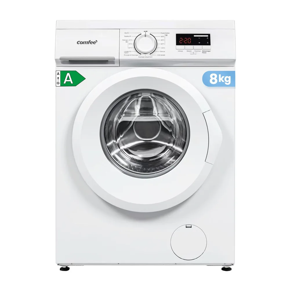 Comfee Lave-linge 8 kg CFE12EW80