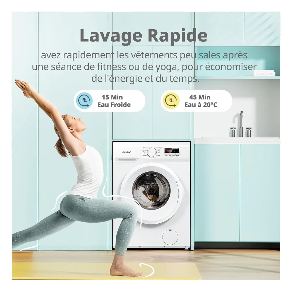 Comfee Lave-linge 9 kg CFE12EW90