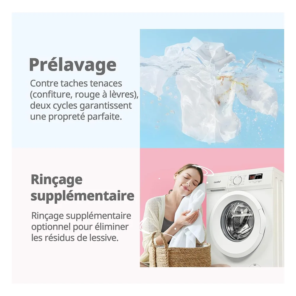 Comfee Lave-linge 9 kg CFE12EW90