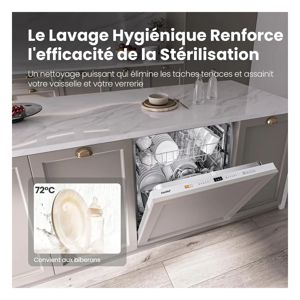 Comfee Lave-vaisselle 12 couverts CDWPB1215PB-EU