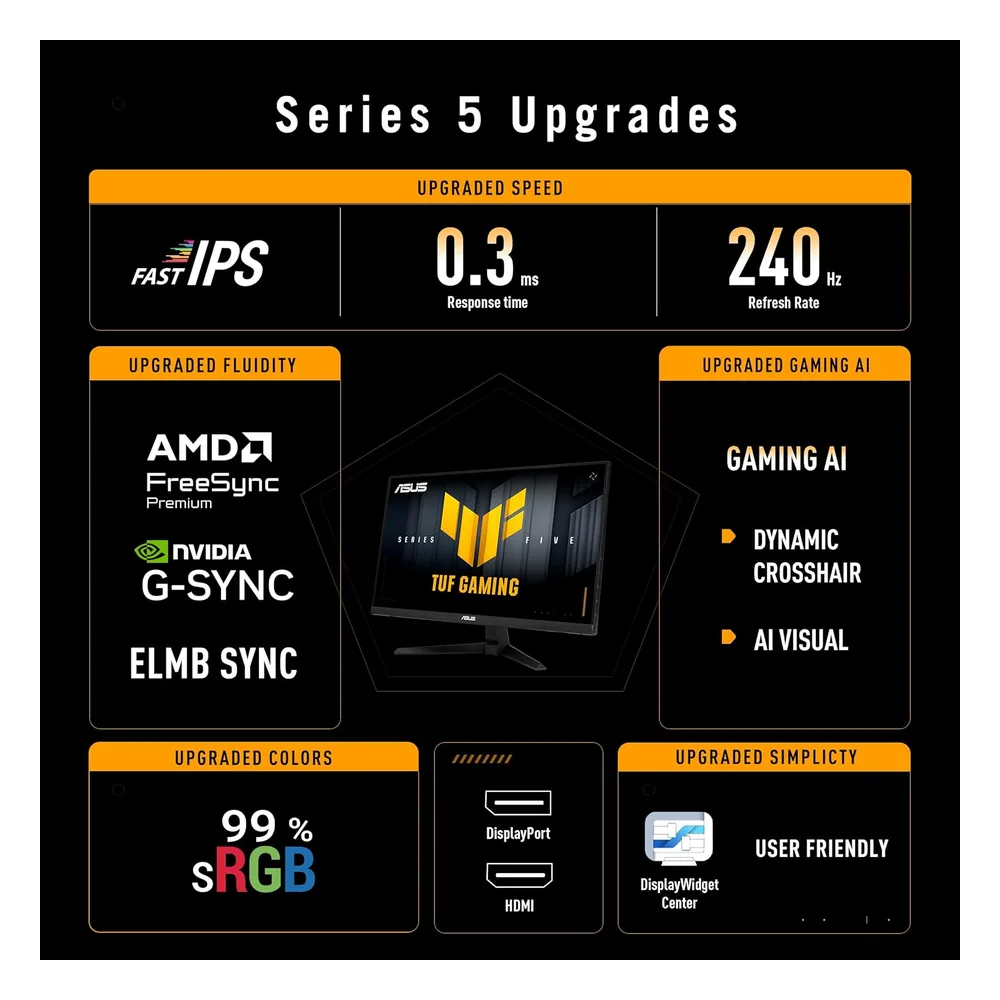 ASUS Écran PC 27" VG279QM5A