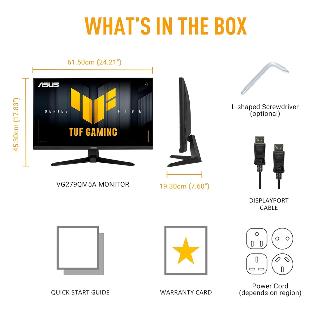 ASUS Écran PC 27" VG279QM5A