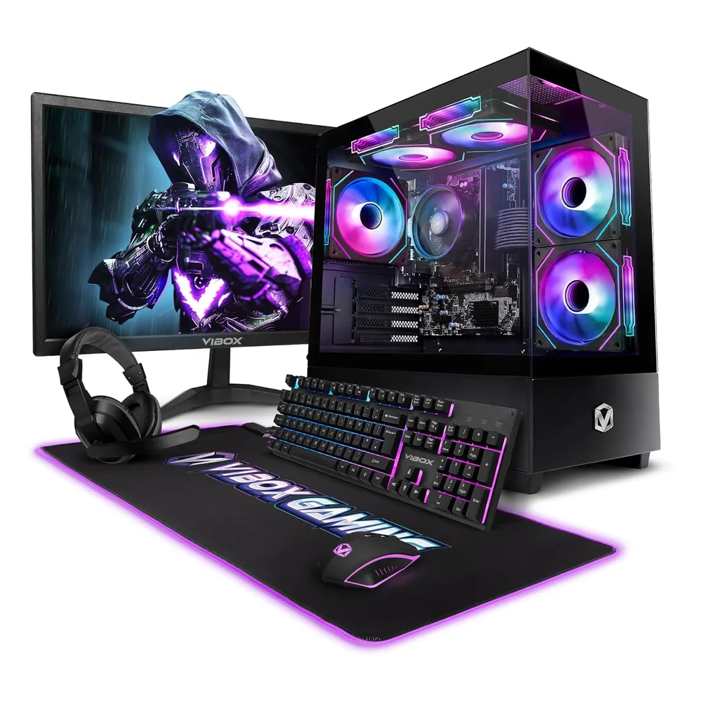 VIBOX PC de bureau gaming 480GB