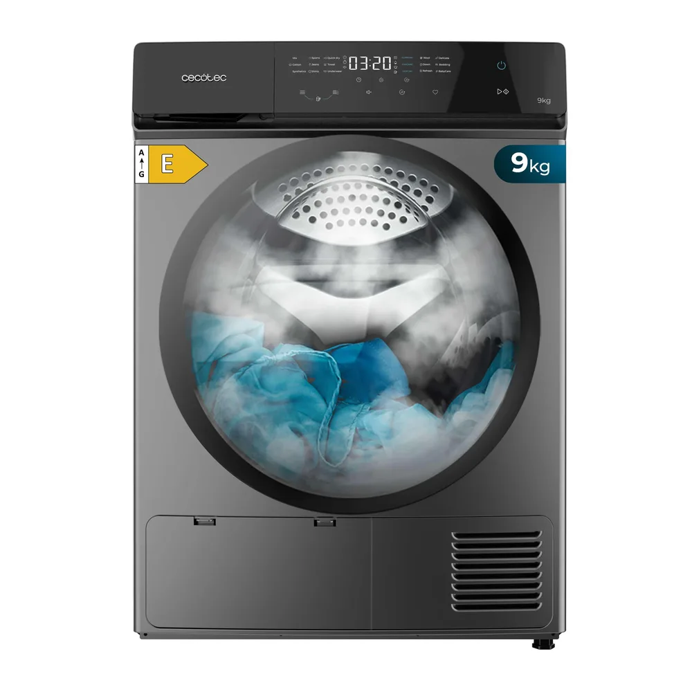 Cecotec Sèche-linge pompe à chaleur 9 kg