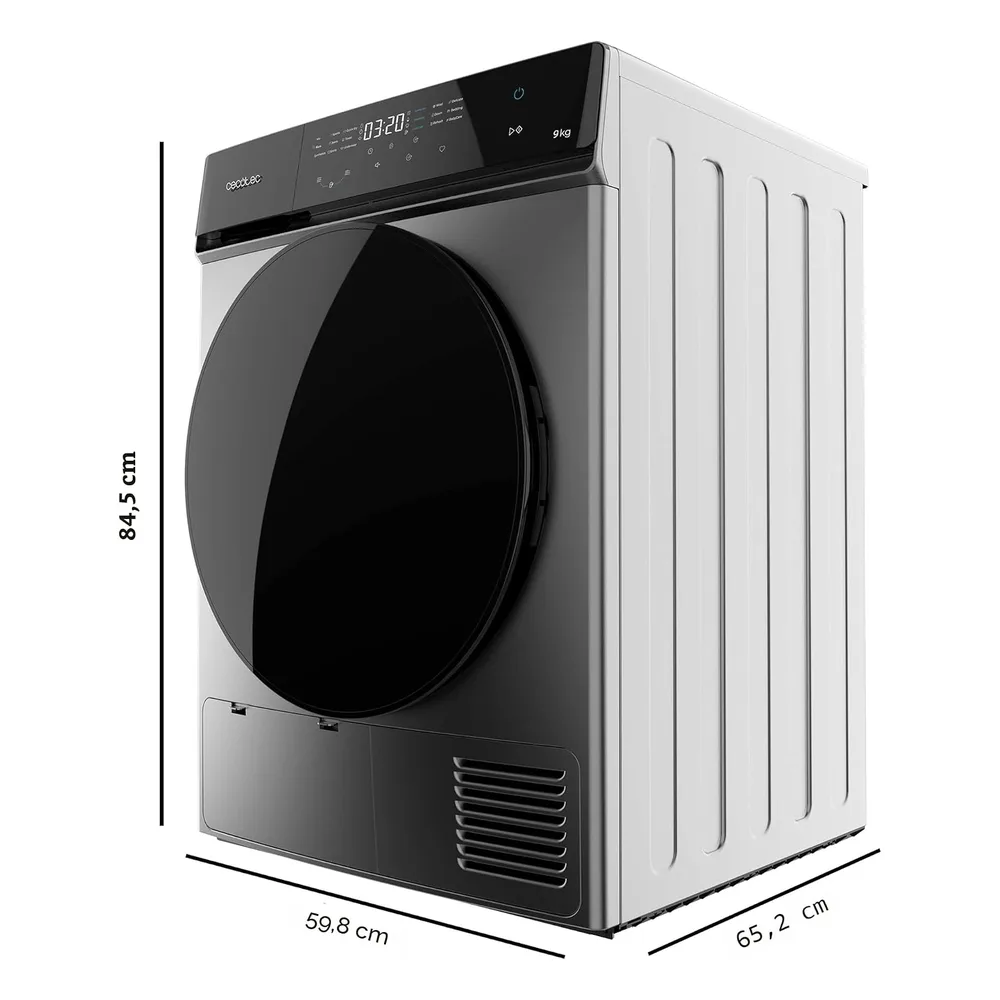 Cecotec Sèche-linge pompe à chaleur 9 kg