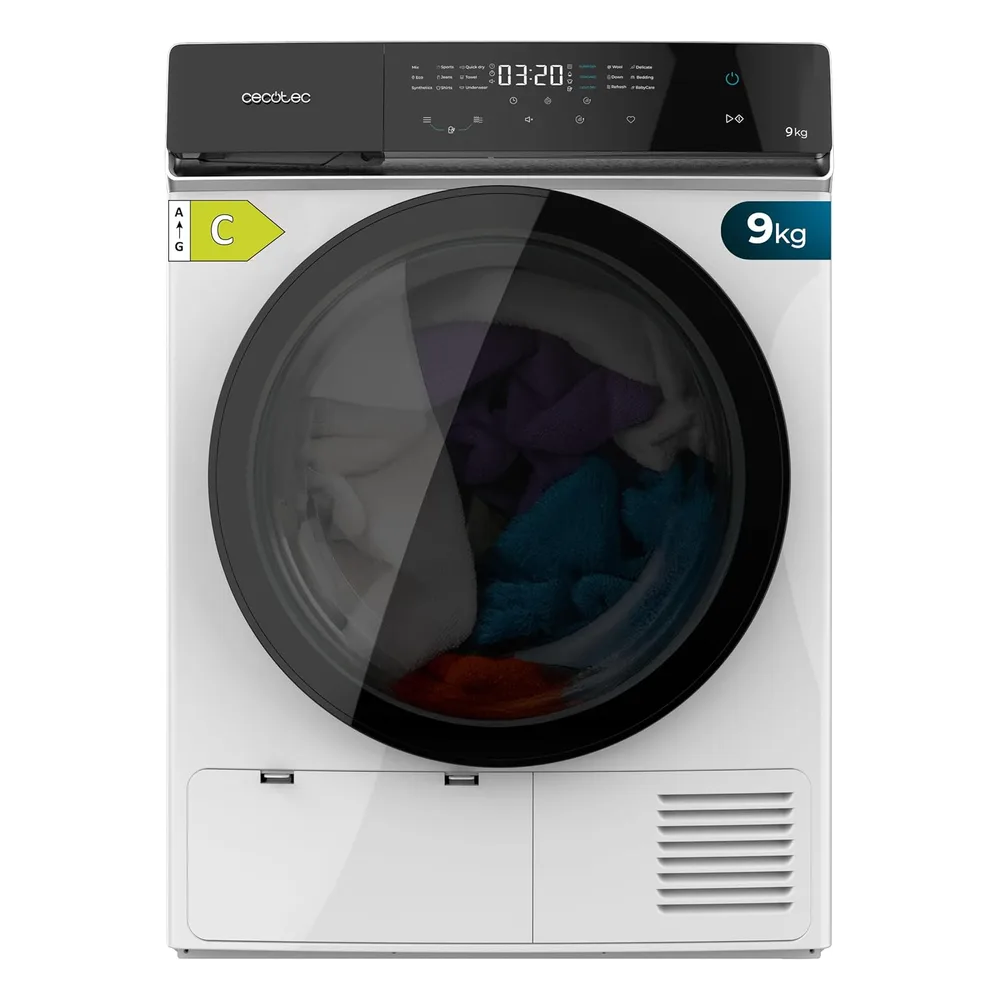 Cecotec Sèche-linge pompe à chaleur 9 kg XMS9