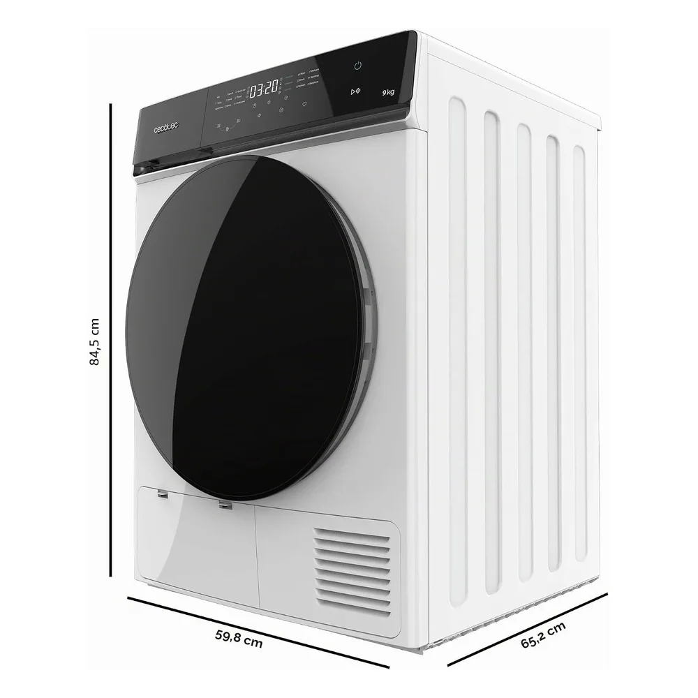 Cecotec Sèche-linge pompe à chaleur 9 kg XMS9