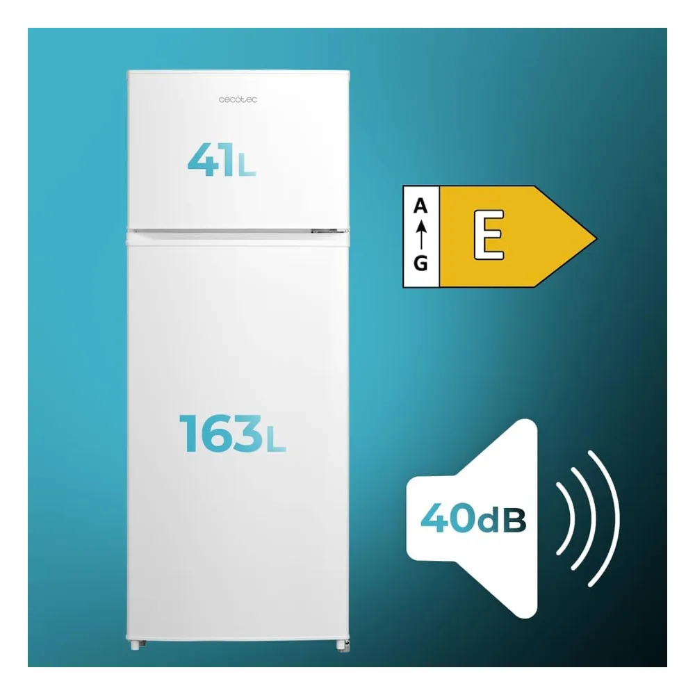 Cecotec Réfrigérateur 204 L