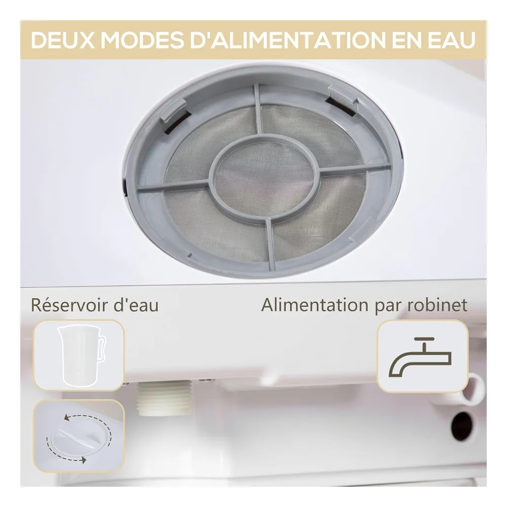 HOMCOM Lave-vaisselle 4 couverts