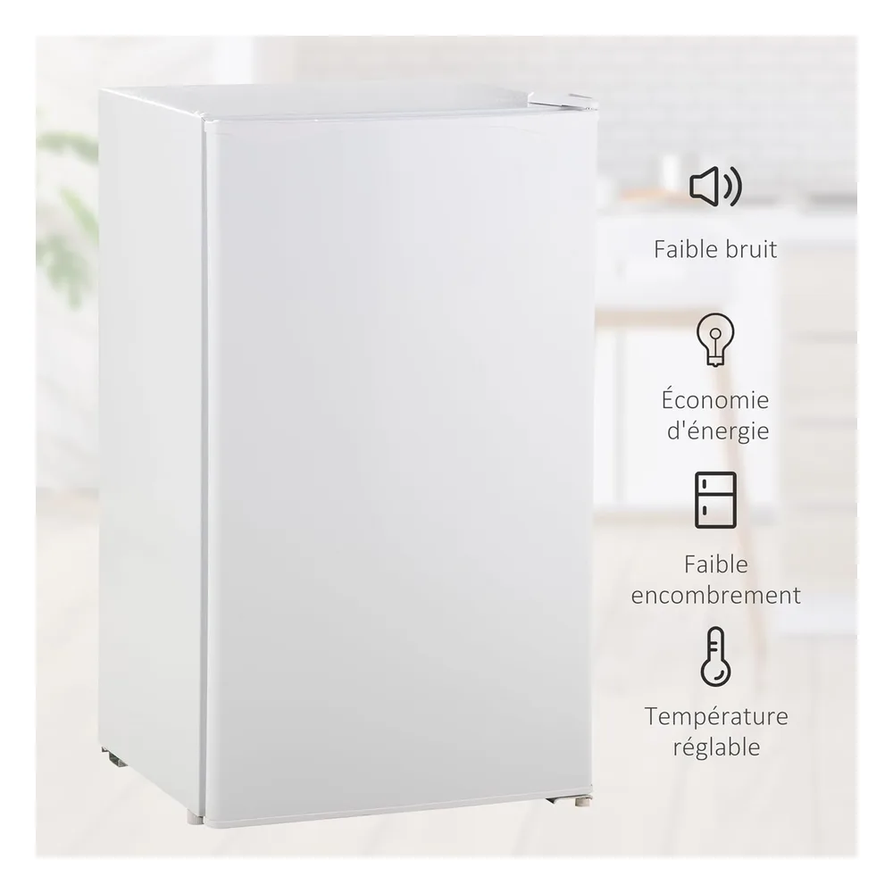 HOMCOM Réfrigérateur 91 L T4M7