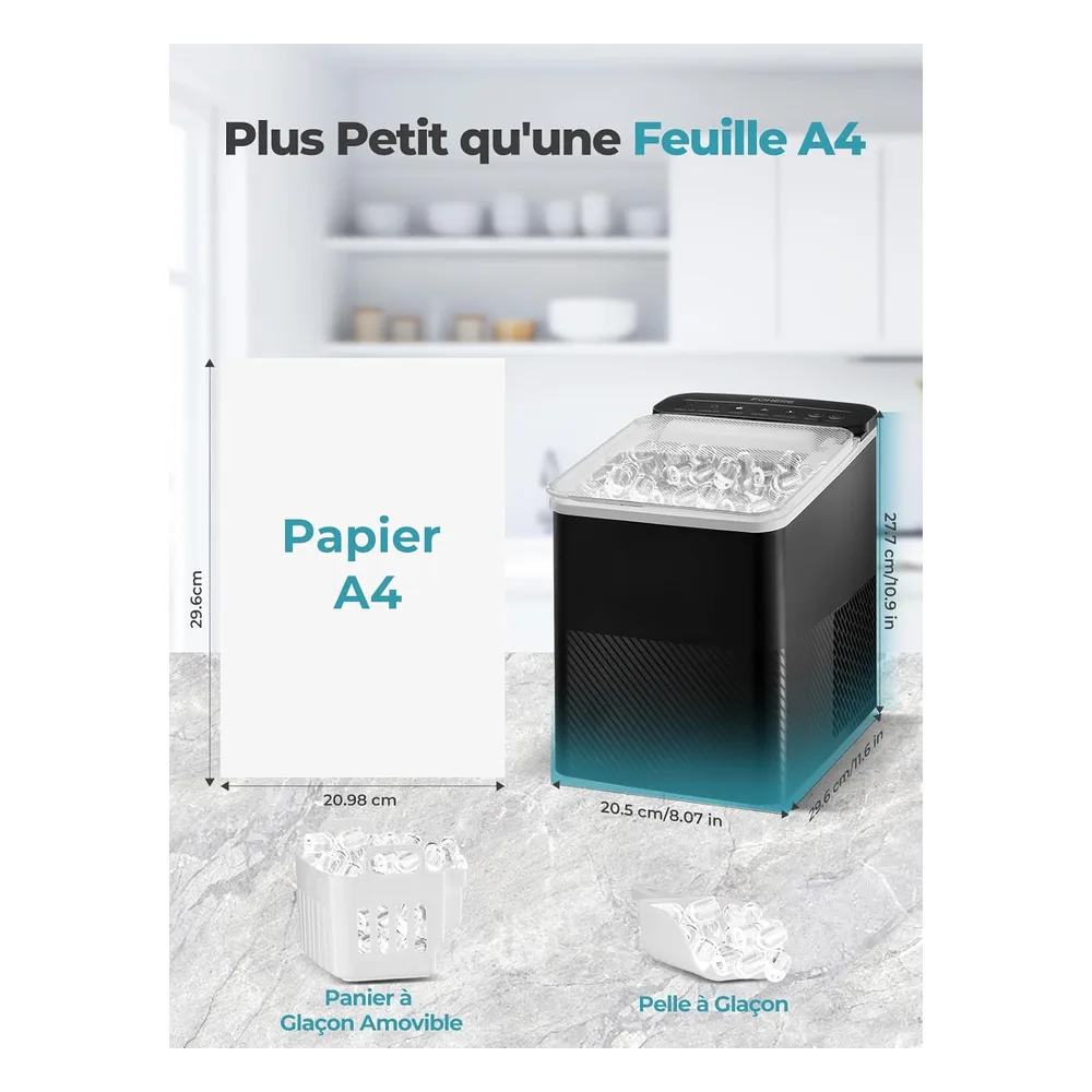 FOHERE Machine à glaçons RMK3