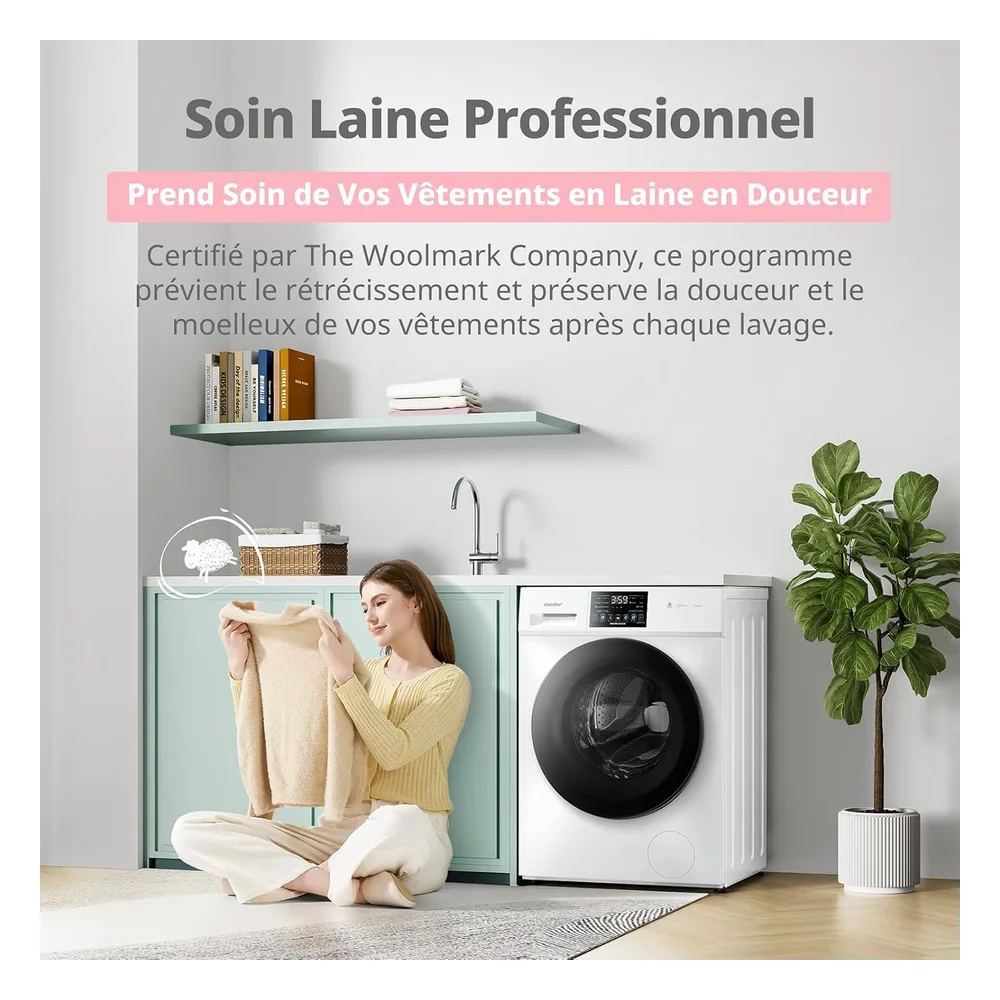 Comfee Lave-linge 10 kg CFE12EW100