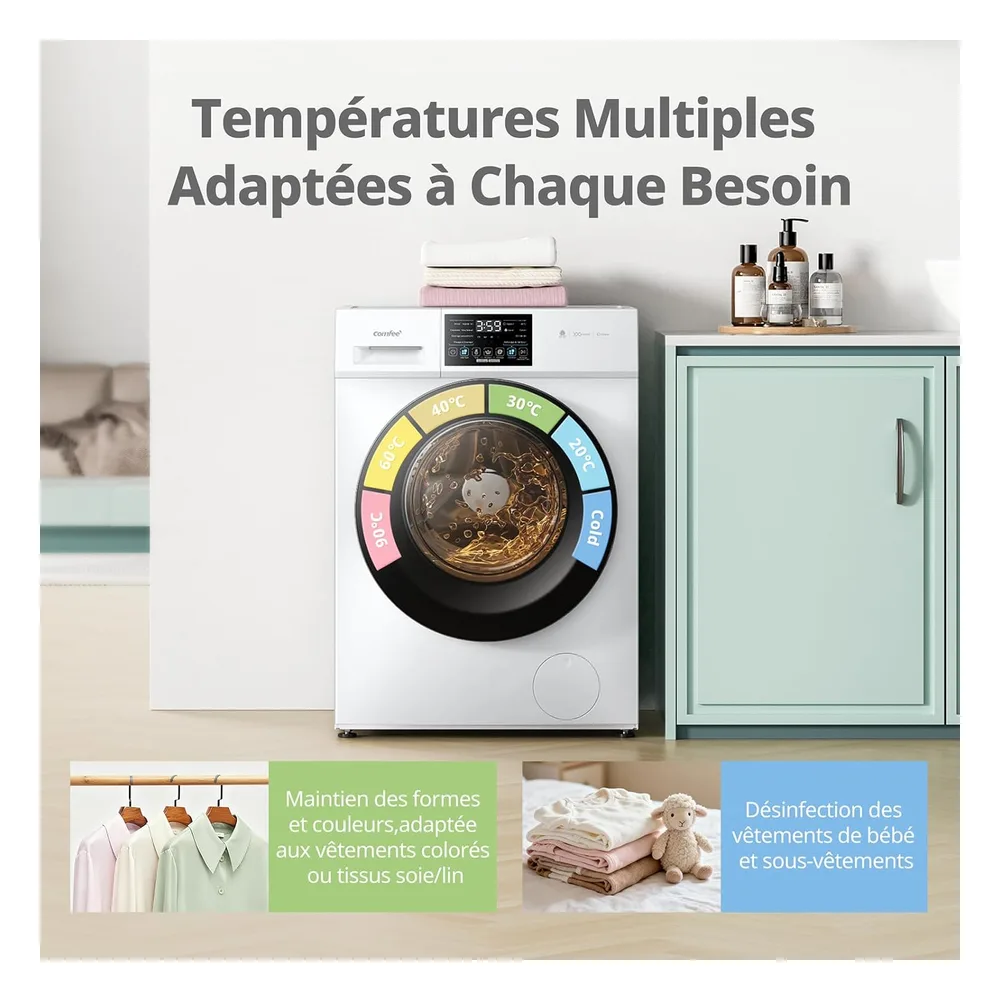 Comfee Lave-linge 10 kg CFE12EW100