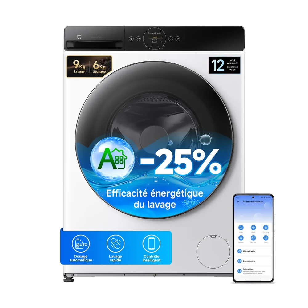 Xiaomi Lave-linge séchant 9 kg