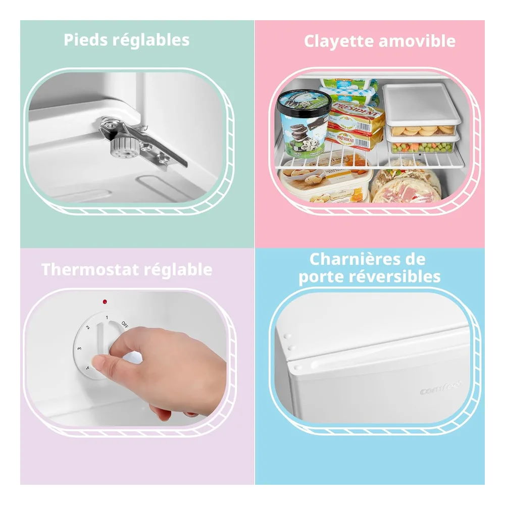 Comfee Congélateur 31 L RCU40WH3EU