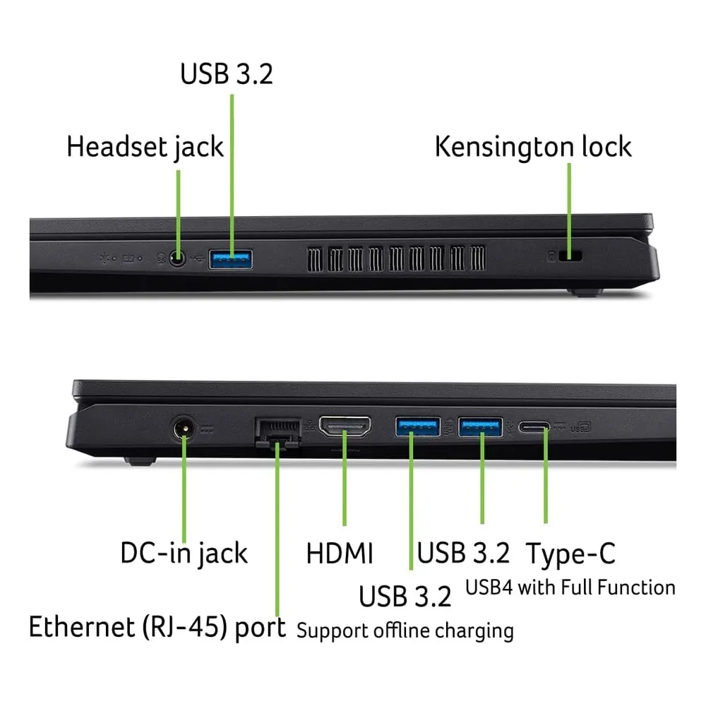 Acer PC portable gaming ANV15-A31-R10G