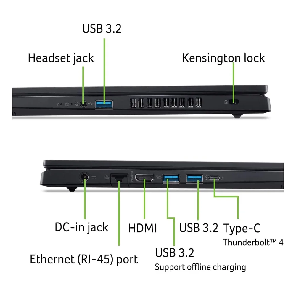 Acer PC portable gaming 1 To ANV17-I31-71E9