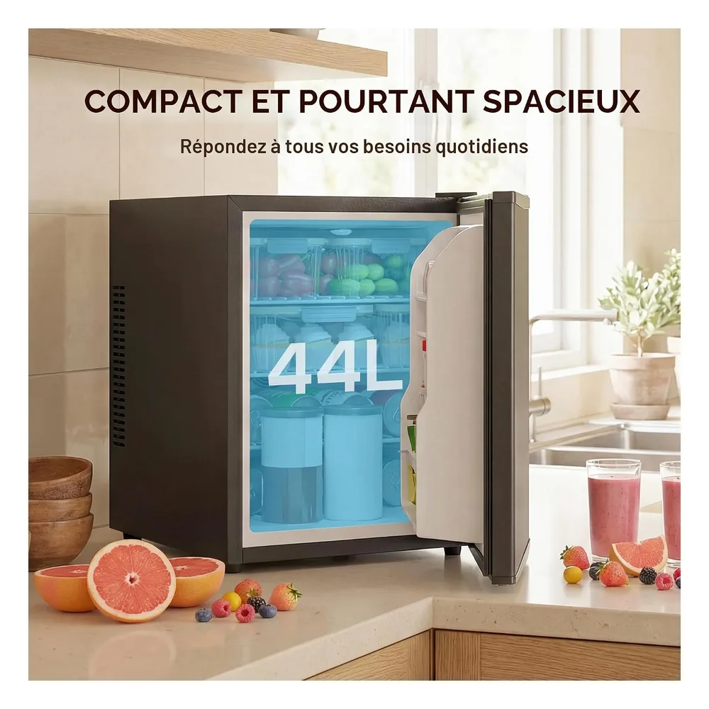 HOMCOM Réfrigérateur 44 L