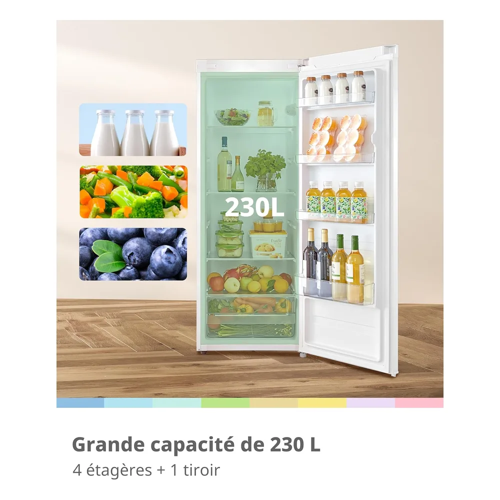 Comfee Réfrigérateur 230 L RCD235WH2EU