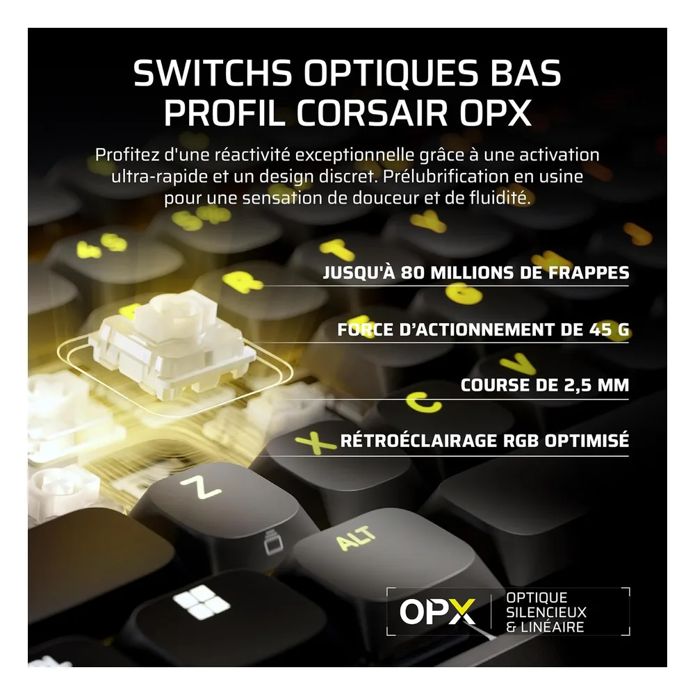 Corsair Clavier gaming 8000Hz