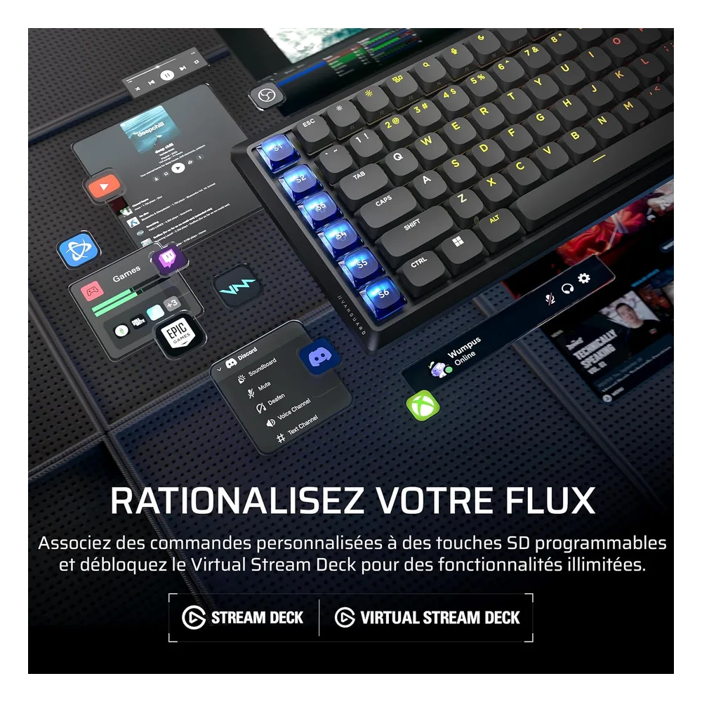 Corsair Clavier gaming 8000Hz