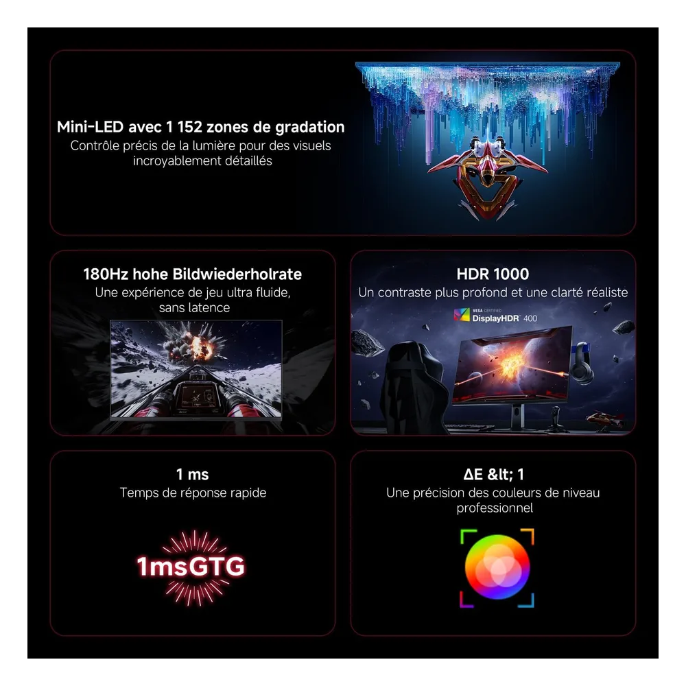 Xiaomi Écran PC gaming 27" HDR1000