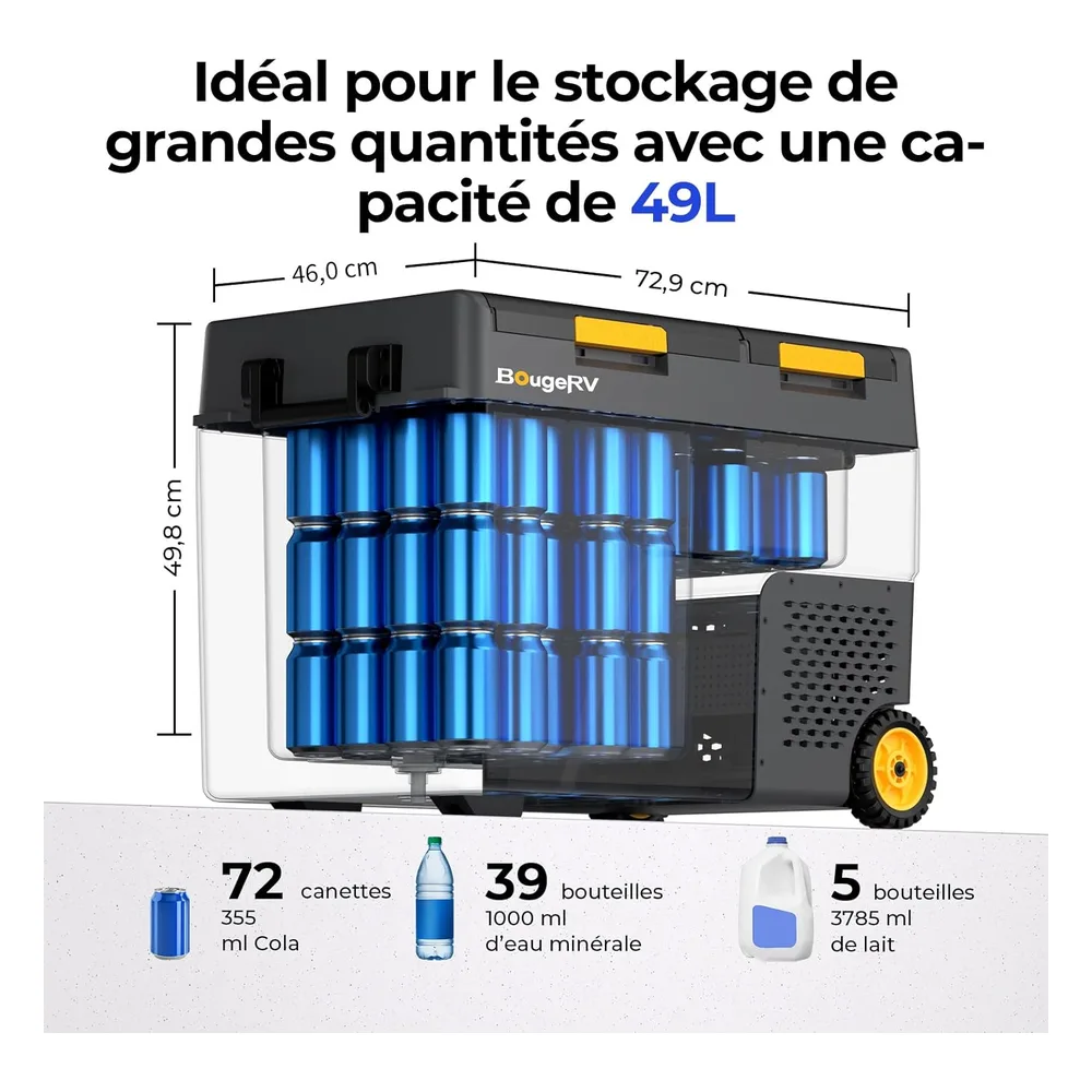 BougeRV Réfrigérateur 49 L
