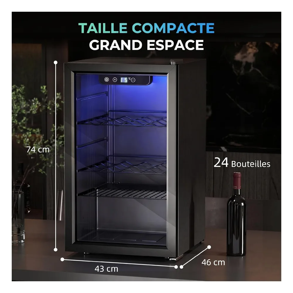 HOMCOM Cave à vin SL6G