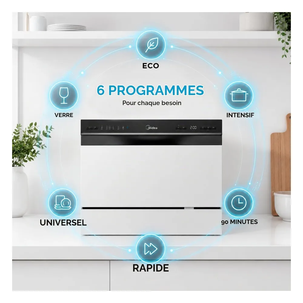 Midea Lave-vaisselle WMZC