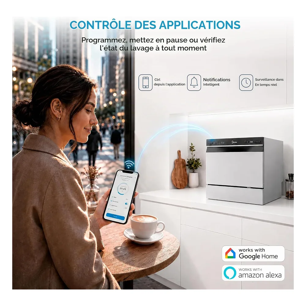 Midea Lave-vaisselle WMZC