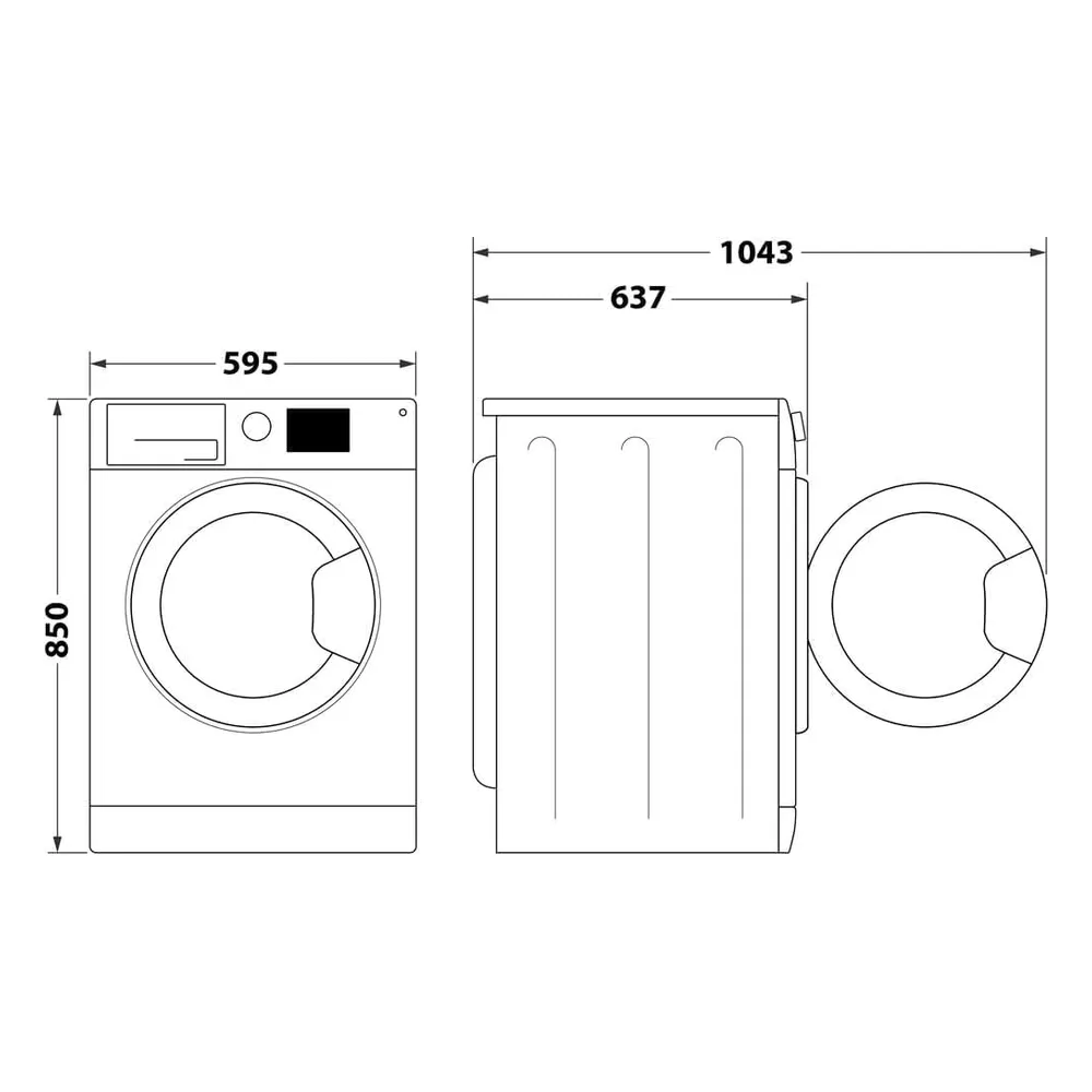 Hotpoint Lave-linge 8 kg