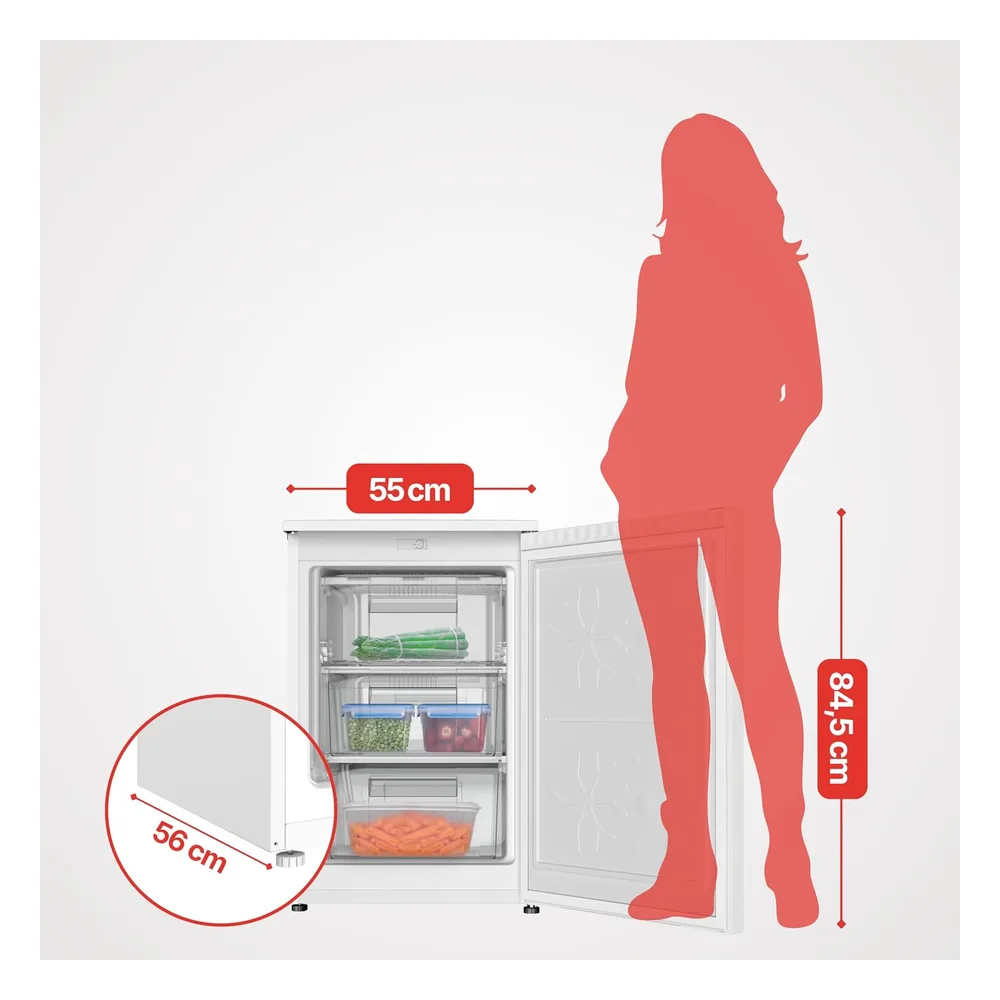 Amica Congélateur 85 L