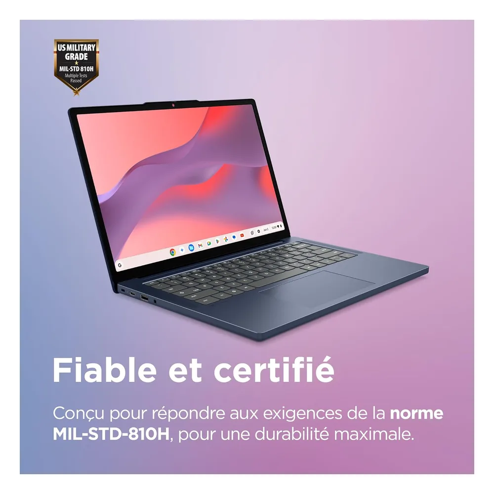 Lenovo Chromebook 128 Go Mali-G57