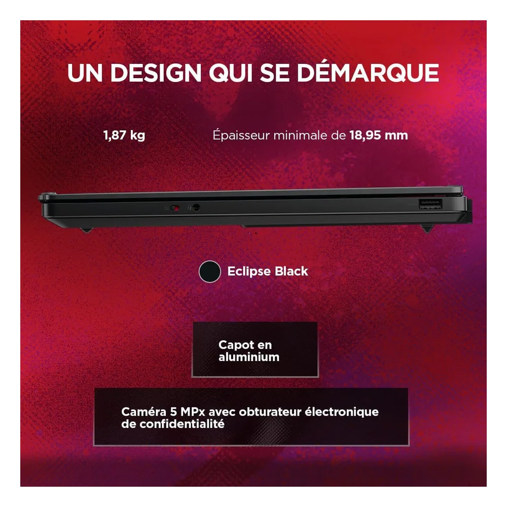 Lenovo PC portable gaming 16 Go 15AHP11