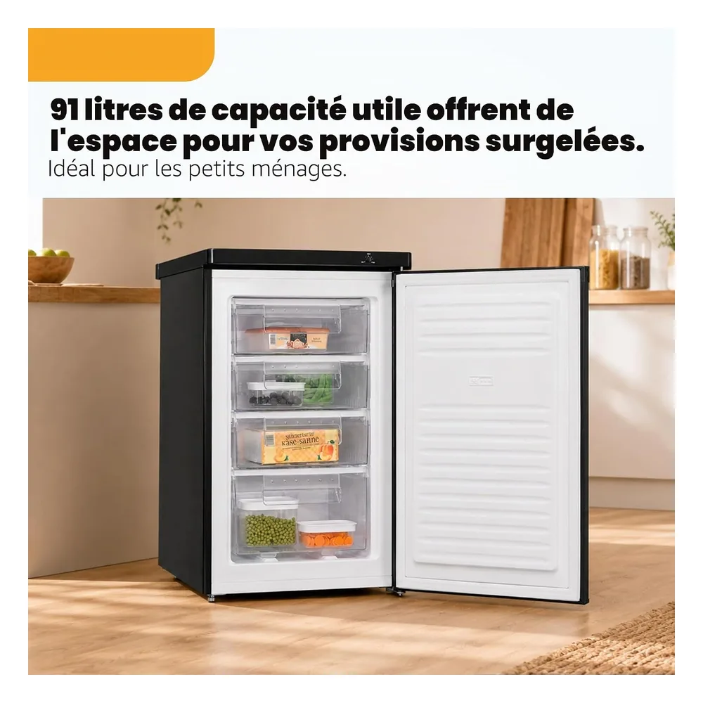 Exquisit Congélateur 91 L GS512-040E