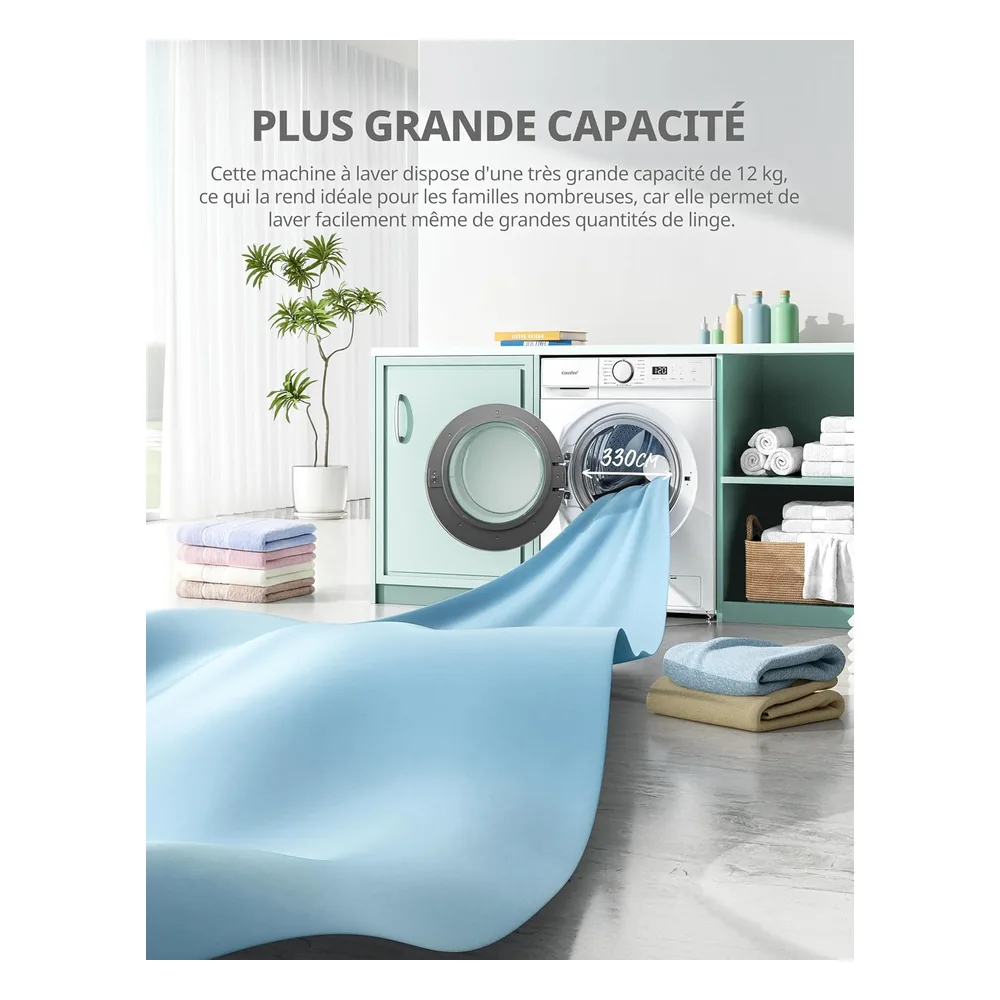 Comfee Lave-linge 12 kg CF12EWA01W