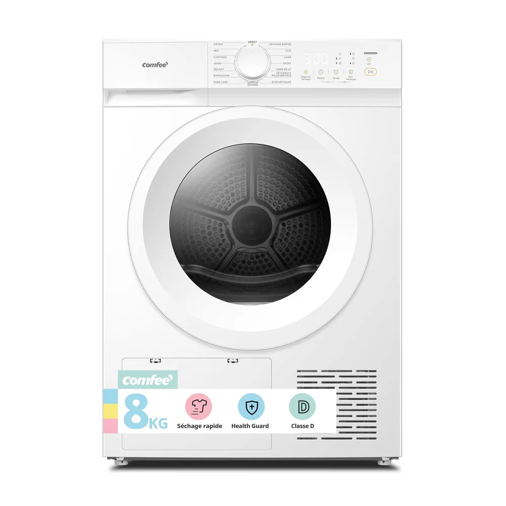 Comfee Sèche-linge 8 kg CD08EHP05W