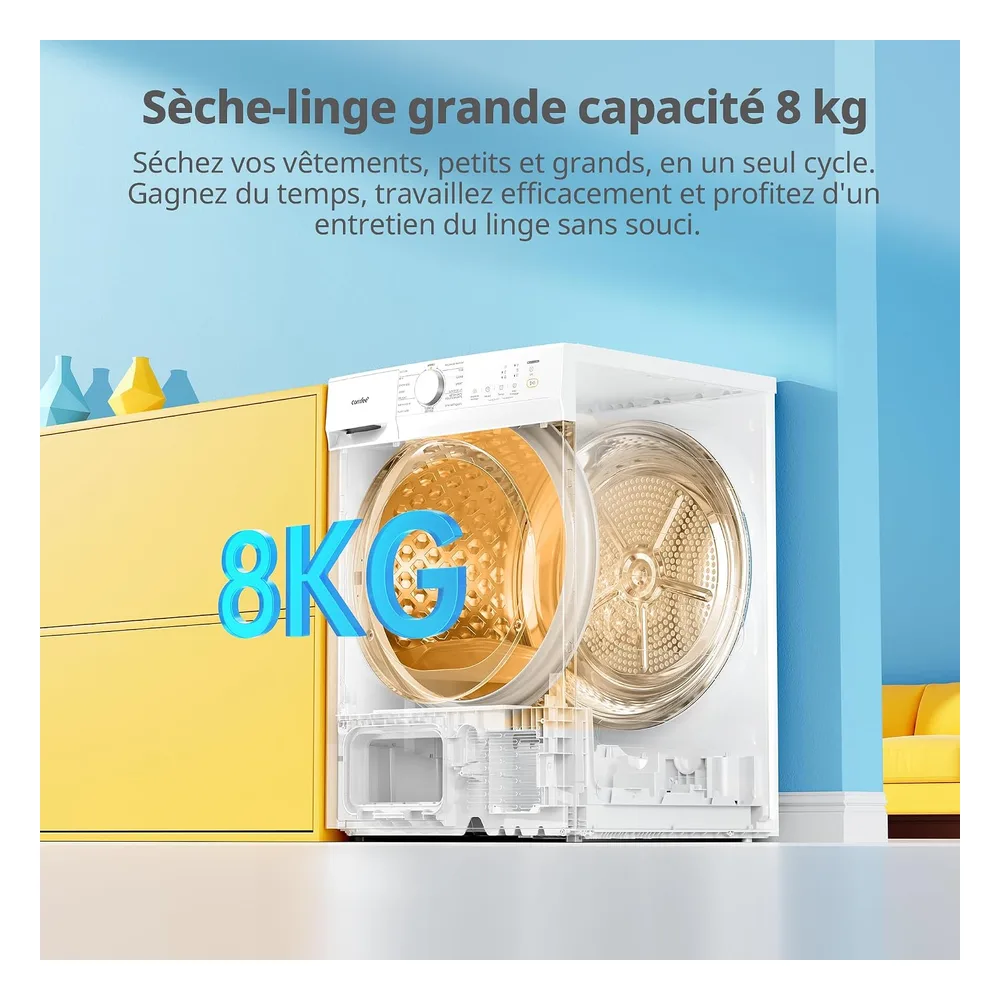 Comfee Sèche-linge 8 kg CD08EHP05W